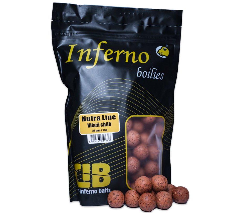 Carp Inferno Boilies Nutra Line Višňa Chilli
