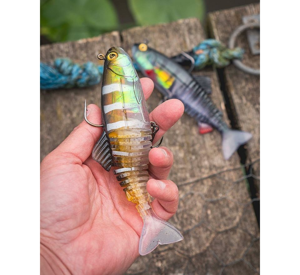 Fox Rage Gumová nástraha Jointed Replicant Ghost Ayu