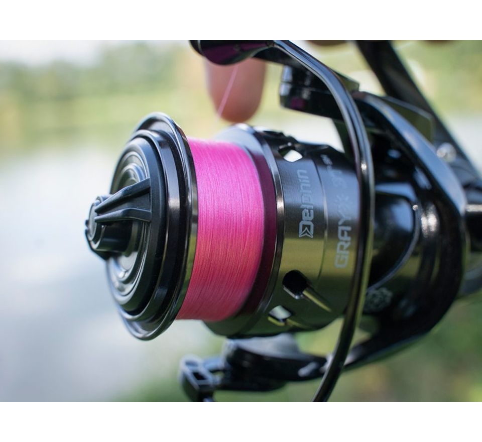 Delphin Šňůra Troutera NX růžová 135m