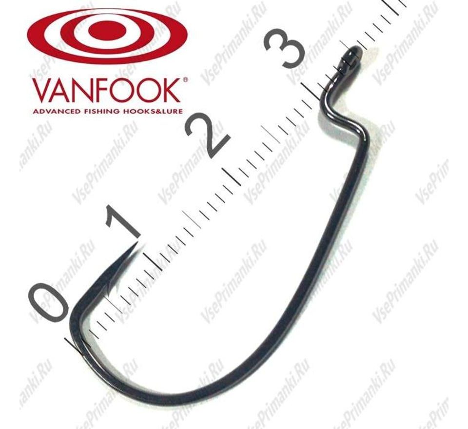Vanfook Offsetové háčky Worm 55B Flat