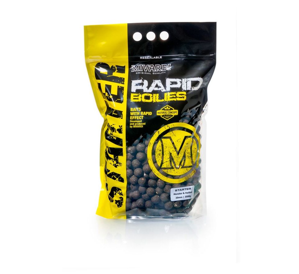 Mivardi Rapid Boilies Starter Monster & Halibut 3,5kg