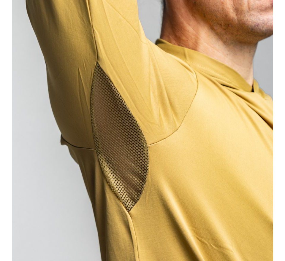 Adventer & fishing Funkční hoodie UV tričko Sand