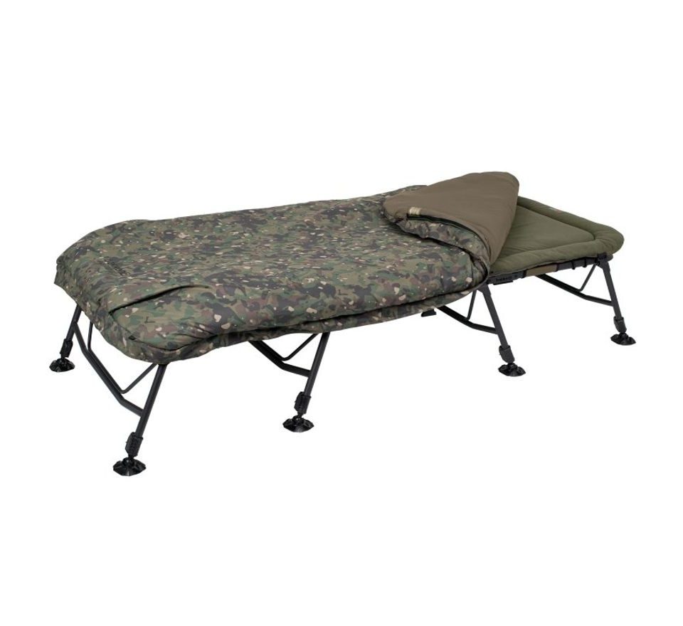 Trakker Lehátko RLX 8 Wide Camo Bed System
