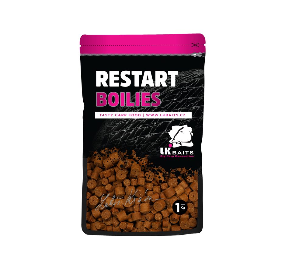 LK Baits Pelety ReStart Mussel 12-17mm 1kg