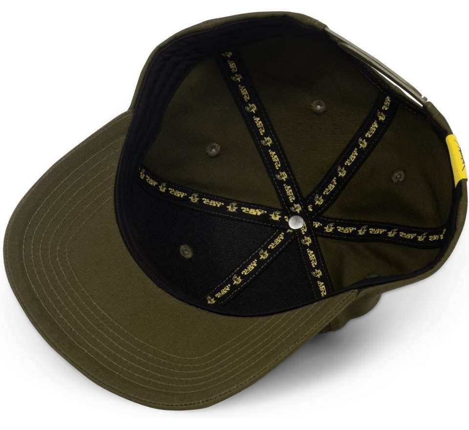 Black Cat Kšiltovka Green Flat Peak Cap