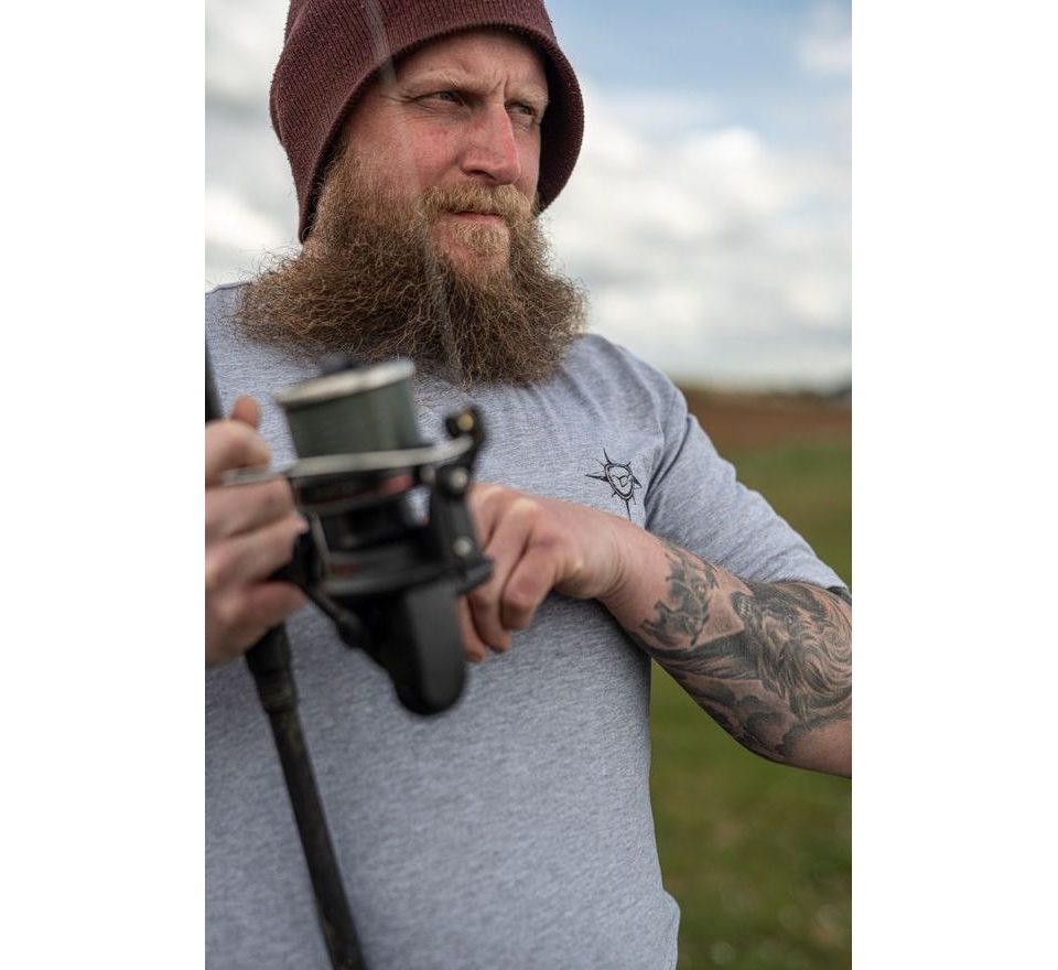 Korda Tričko Compass Heather Grey