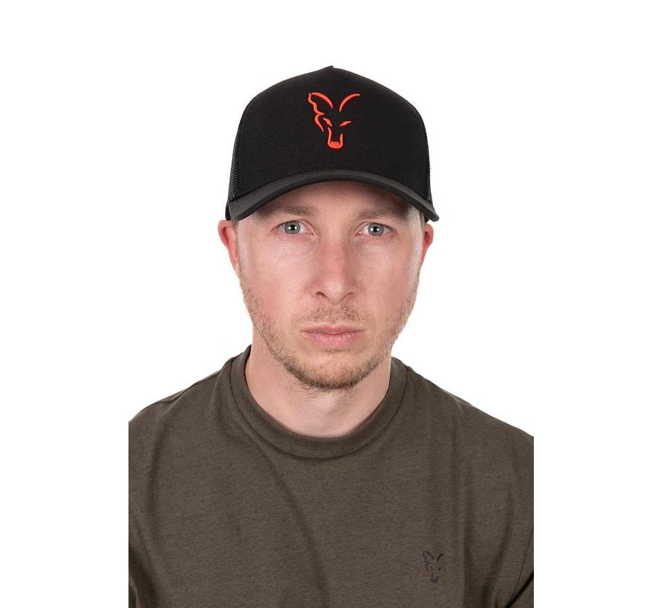 Fox Kšiltovka Collection Trucker Cap Black/Orange