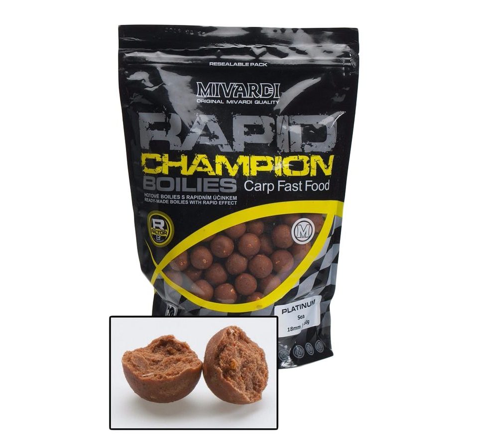 Mivardi Boilies Rapid Champion Platinum Sea