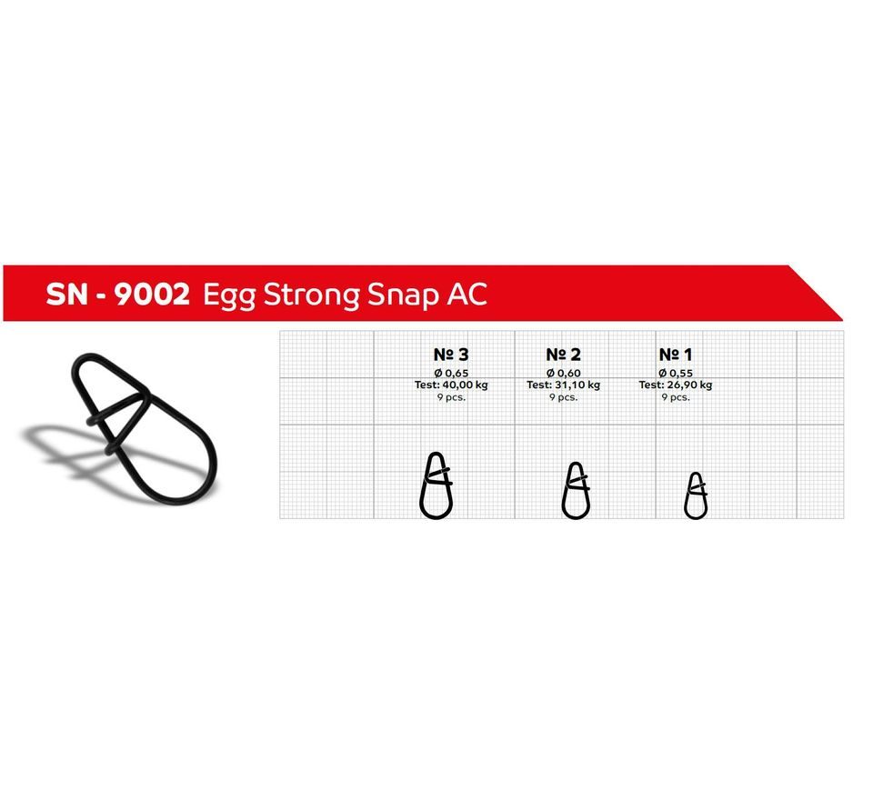 Gurza Karabína EGG Strong Snap AC 10 ks