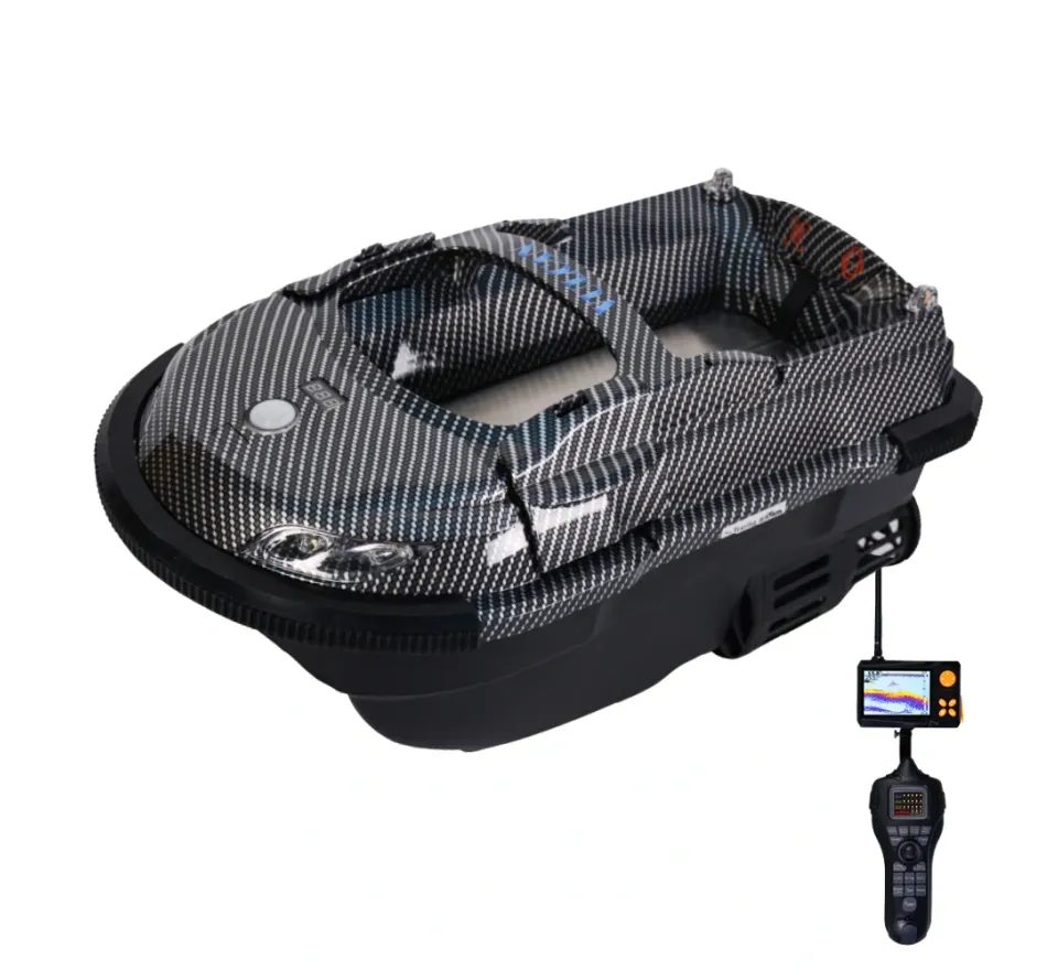 Boatman Zavážecí lodička Vulcan s Echolotem Carbon