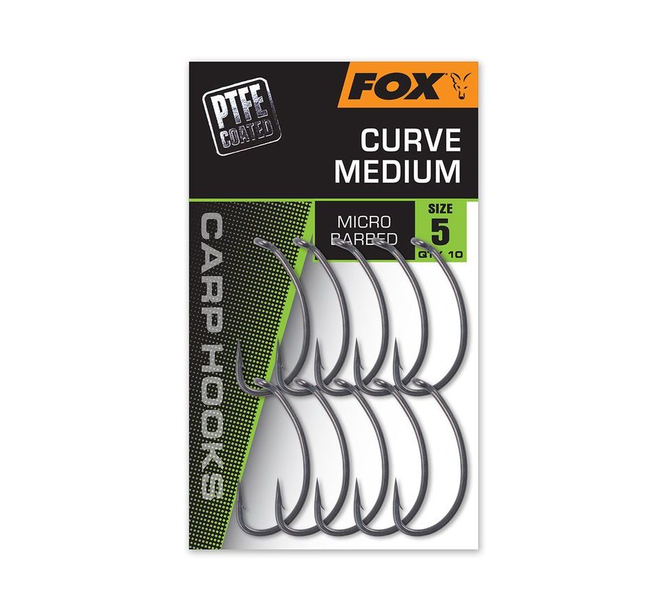 Fox Háčky Carp Hook Curve Medium 10ks