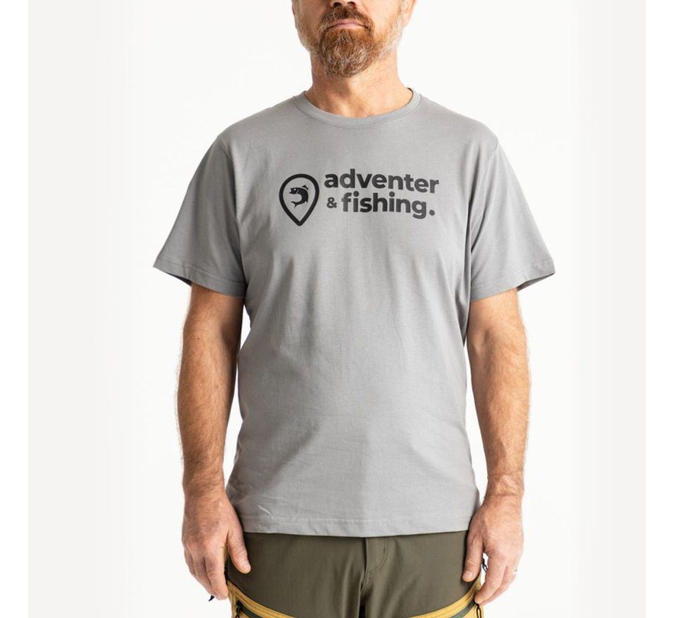 Adventer & fishing Tričko krátký rukáv Steel