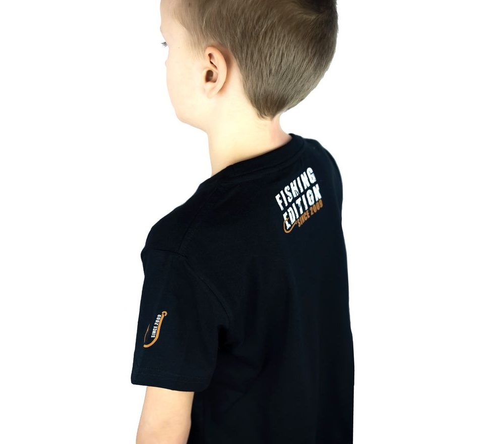 R-Spekt Detské tričko Fishing Edition black