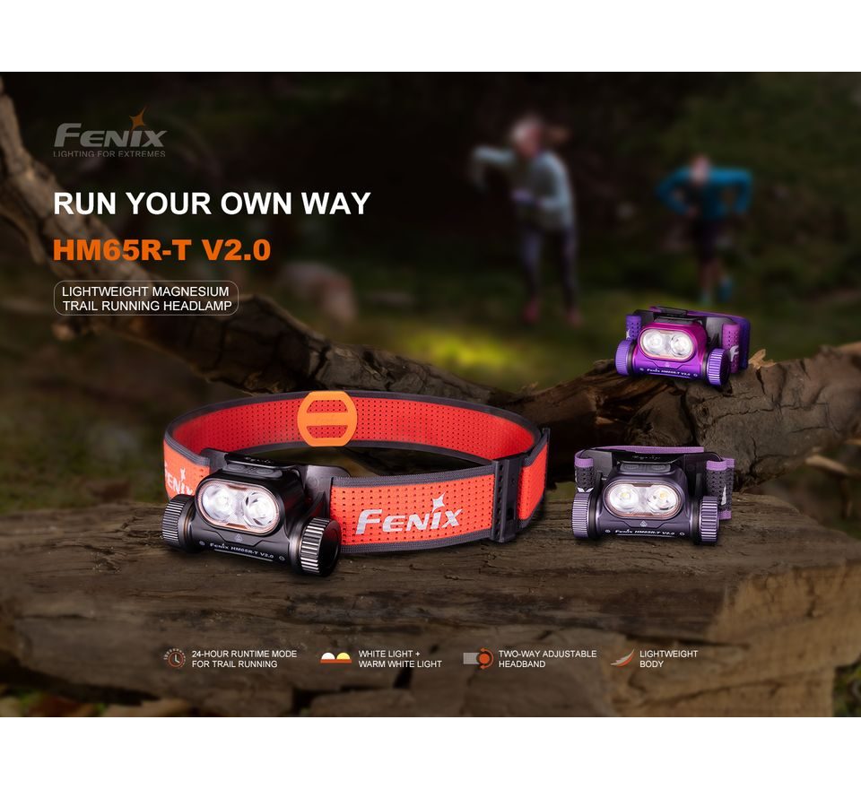 Fenix Nabíjecí čelovka HM65R-T V2.0 černá