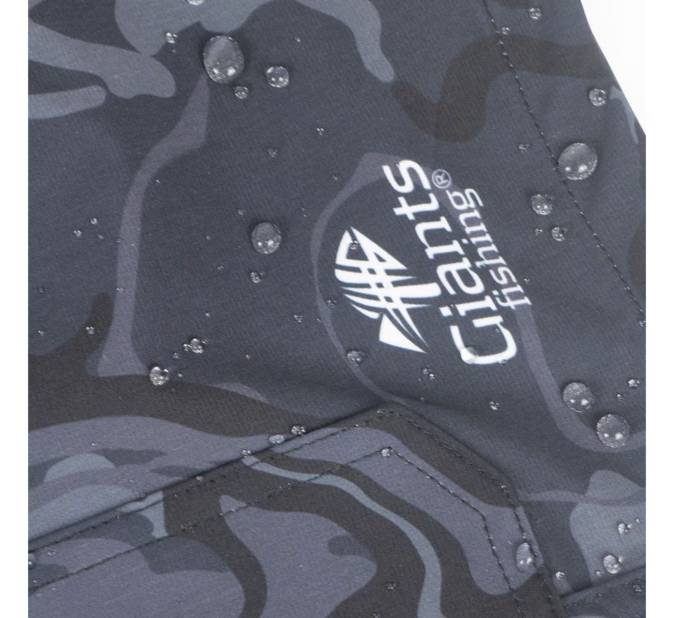 Giants Fishing Kraťasy Shorts Quick Dry UV50+ Camo Grey