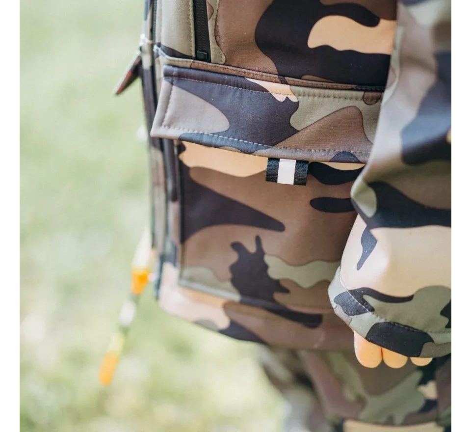 Šijeme srdcem Bunda Softshell V kapse celý revír