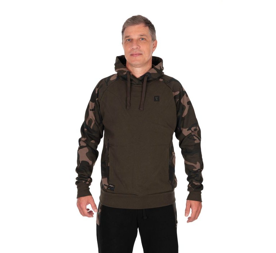 Fox Mikina Khaki/Camo Pullover Premium 310 Hoodie
