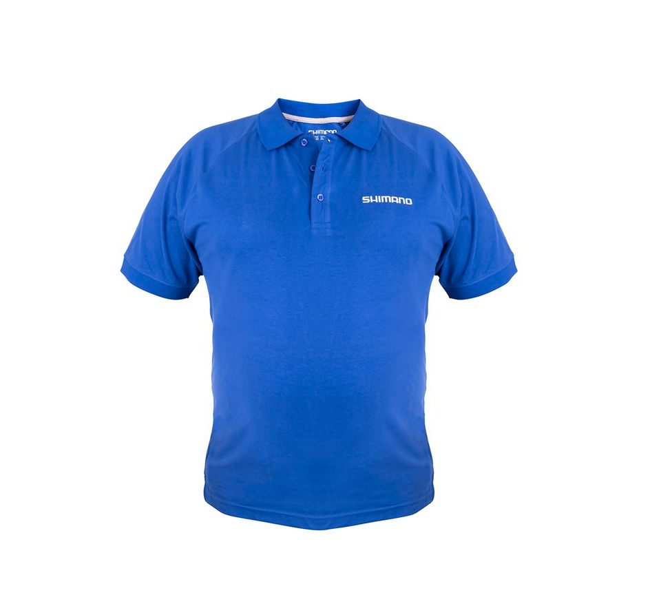 Shimano Polokošeľa Wear Short Sleeve Polo Blue