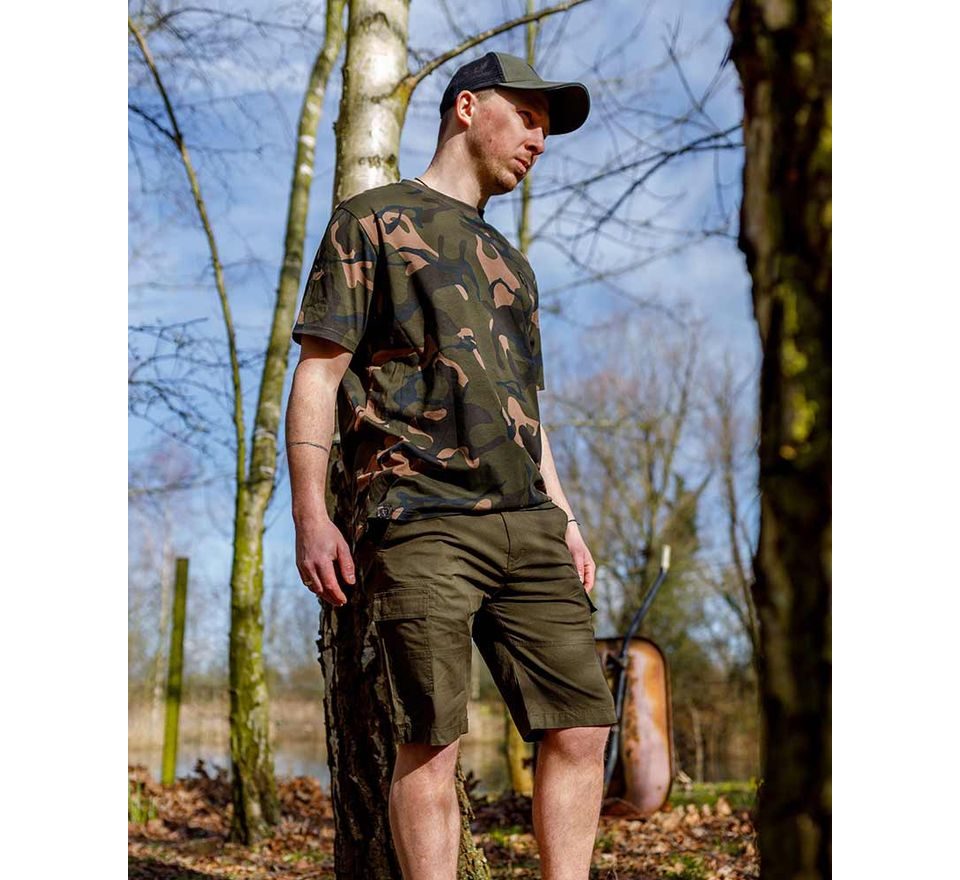 Fox Kraťasy LW Khaki Combat Shorts