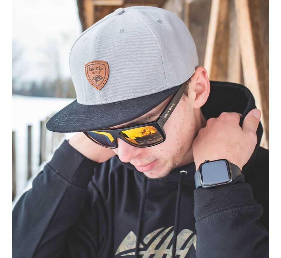 Giants Fishing Šiltovka Flat Cap Grey/Black