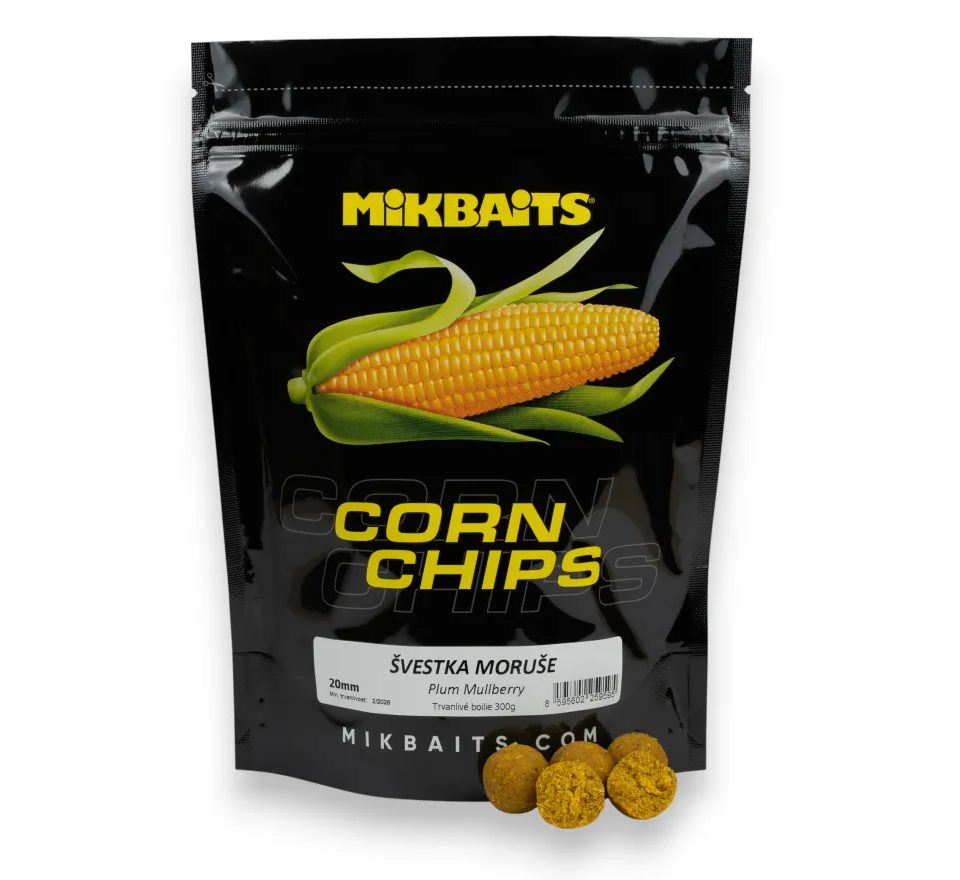 Mikbaits Boilies Corn Chips Slivka Moruša