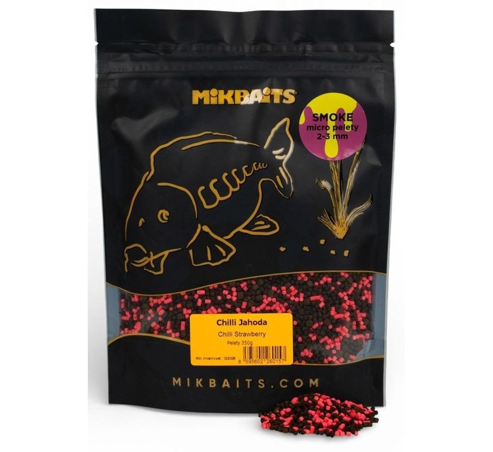 Mikbaits Smoke Micro pelety 2-3mm 350g