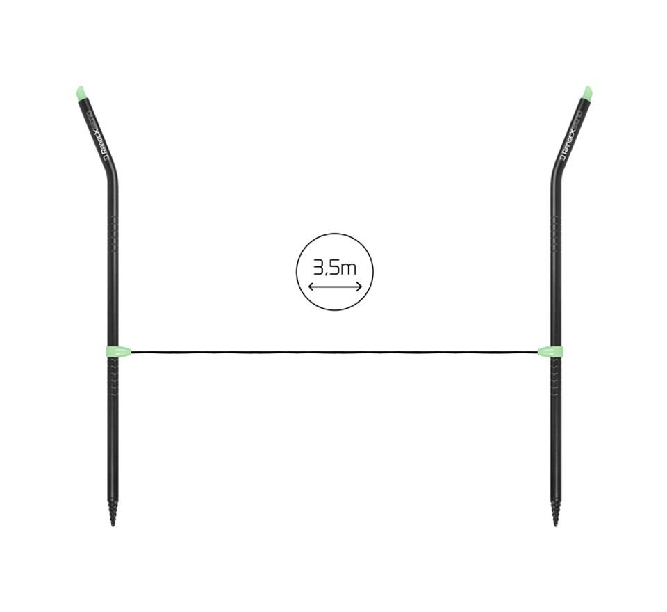 Delphin Distanční tyče RangeX Bend 2ks