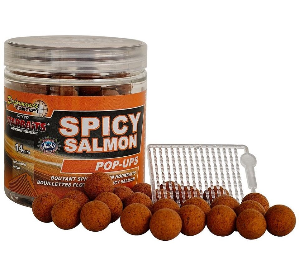Starbaits Plávajúce boilies Spicy Salmon 80g