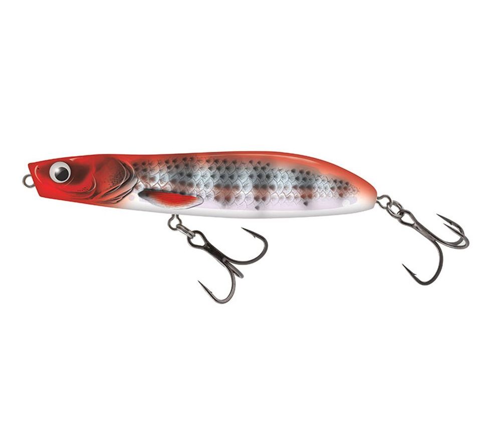 Salmo Wobler Rattlin Stick Floating Red Head Striper