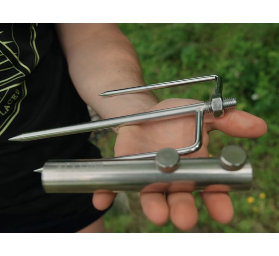 Delphin Nerezový zapichovací držák deštníku Trib