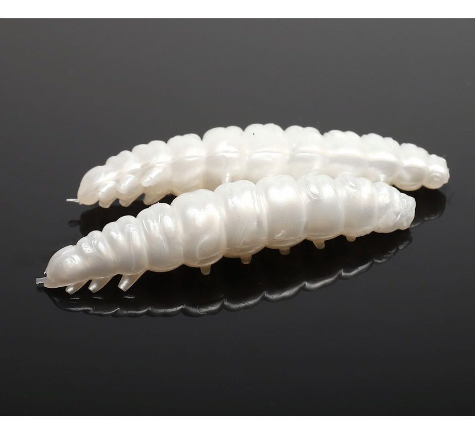 Libra Lures Larva Strieborná Perla