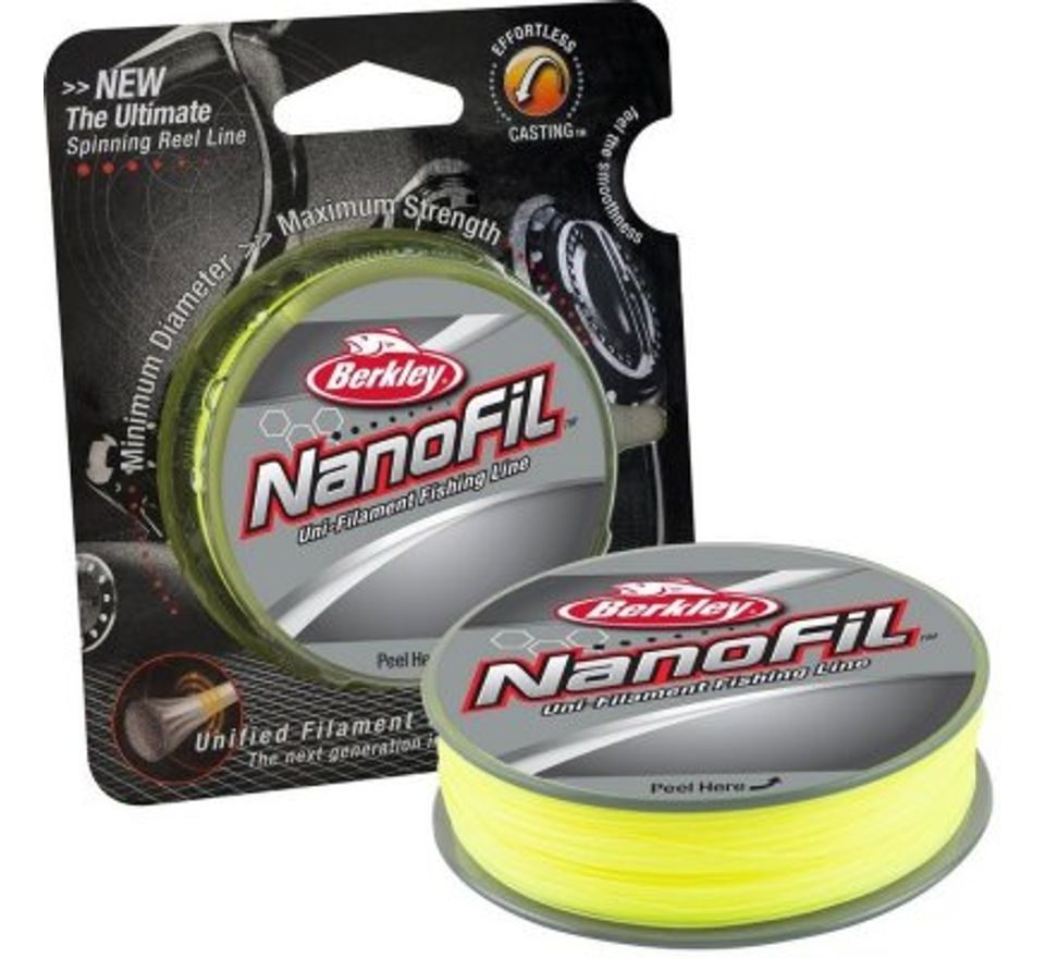 Berkley Vlasec Nanofil Hi-Vis Chart 125m