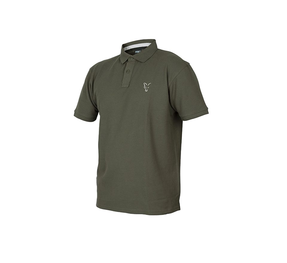 Fox Triko Collection Green & Silver Polo Shirt