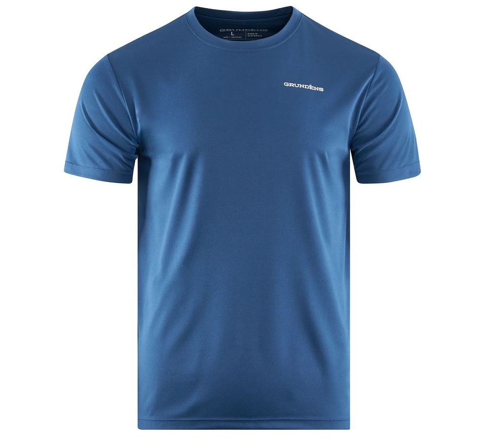 Grundéns UV Triko Fish Fearlessly SS Tech Tee Blue Abyss