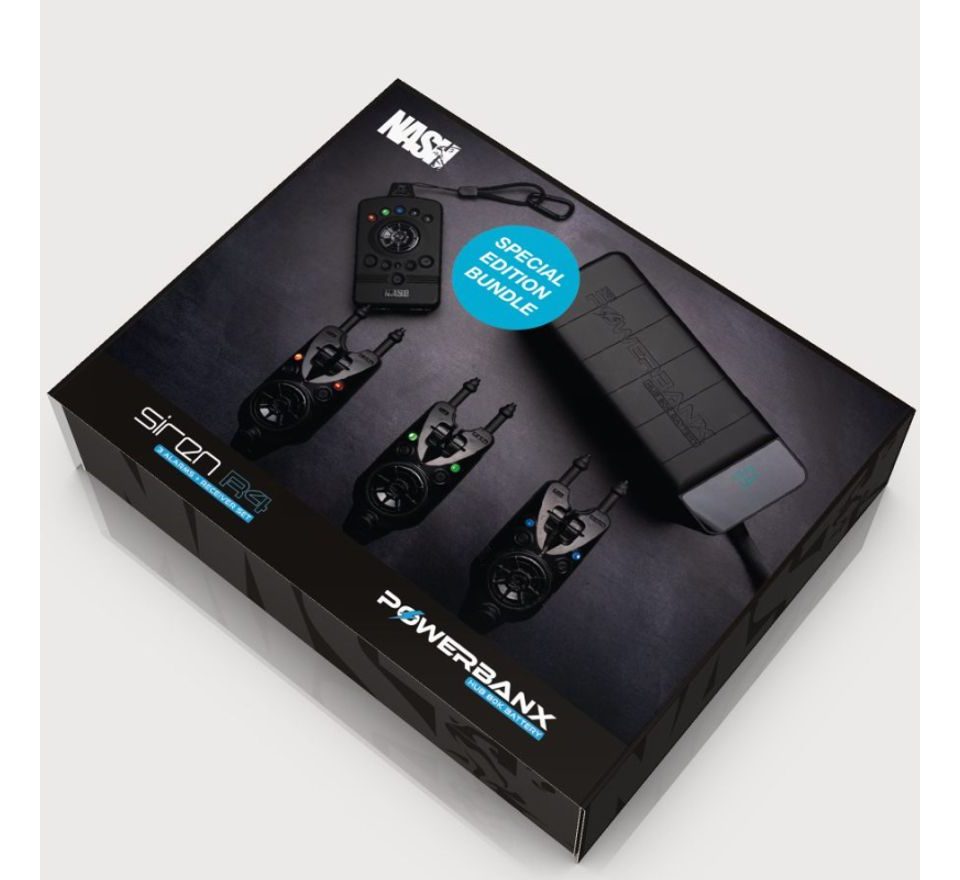 Nash Sada signalizátorů Siren R4 3+1 + PowerBanx 80k Hub Bundle