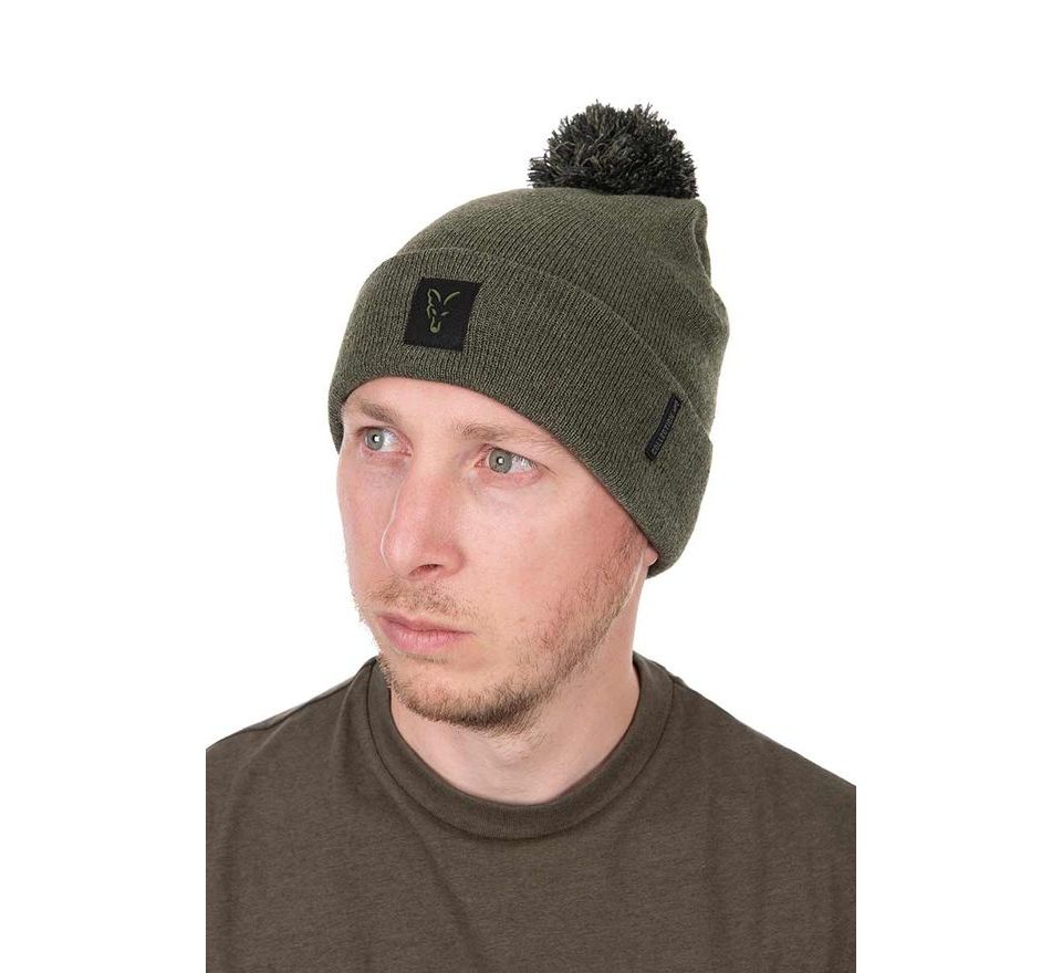 Fox Zimní čepice Collection Bobble Hat Green/Black