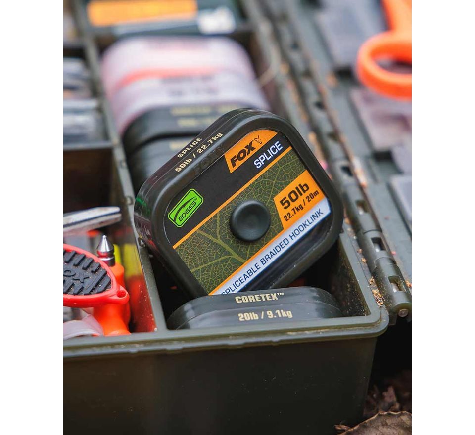Fox Náväzcová šnúra Edges Naturals Splice Hooklength 50lb 20m