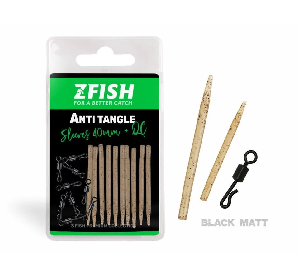Zfish Sada Převleků Anti Tangle SET Sleeves + QC 10ks