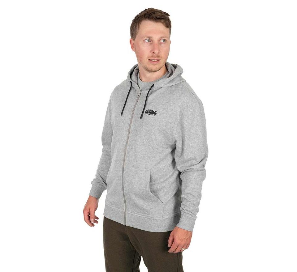 Spomb Mikina Grey Zipped Hoody