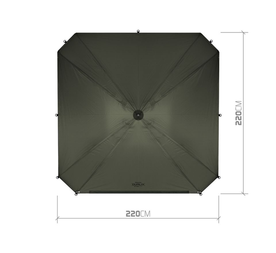 Delphin Deštník s bočnicí DualiX Stabil