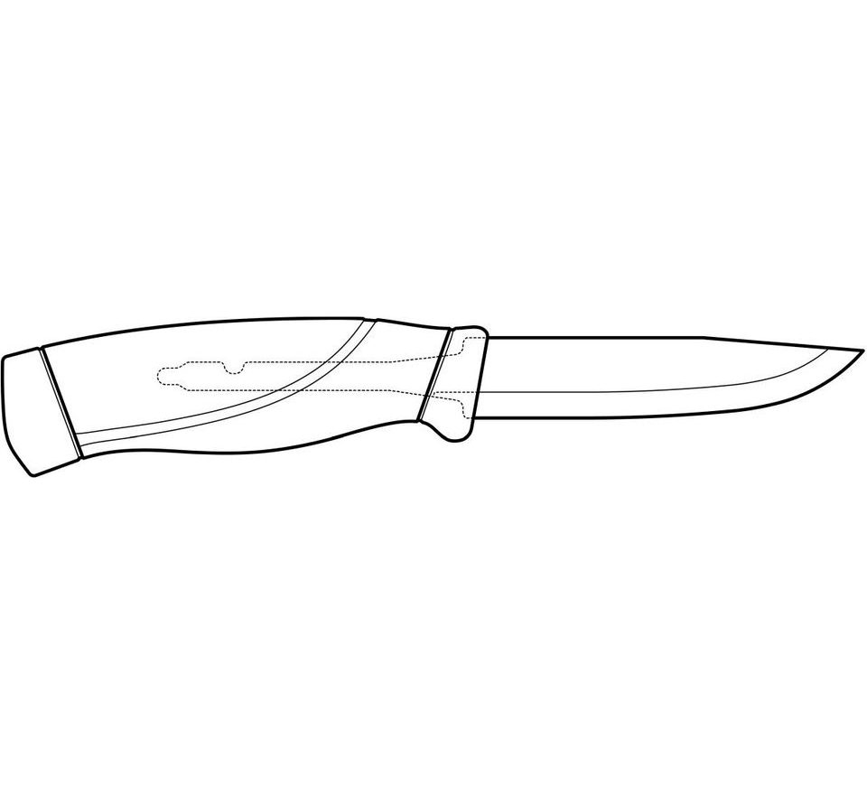 Morakniv Nůž Companion (S) Black