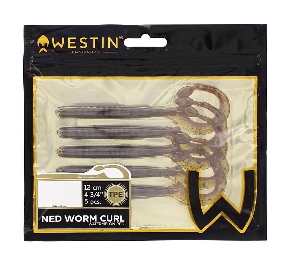 Westin Umělá nástraha červ Ned Worm Curl UV Craw