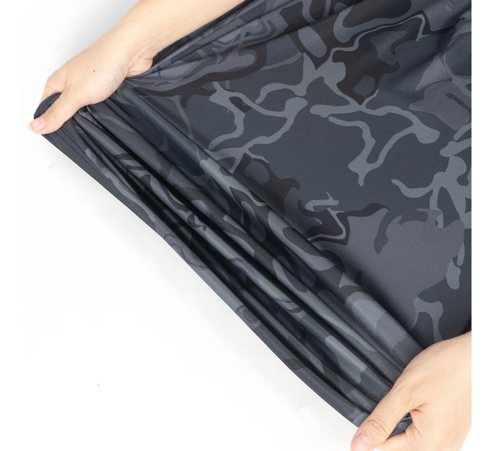 Giants fishing Funkčné tričko s dlhým rukávom UV50+ Hoodie Camo Grey