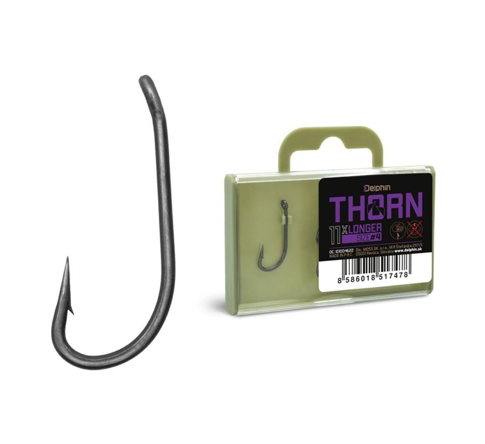 Delphin Háčky Thorn Longer 11ks