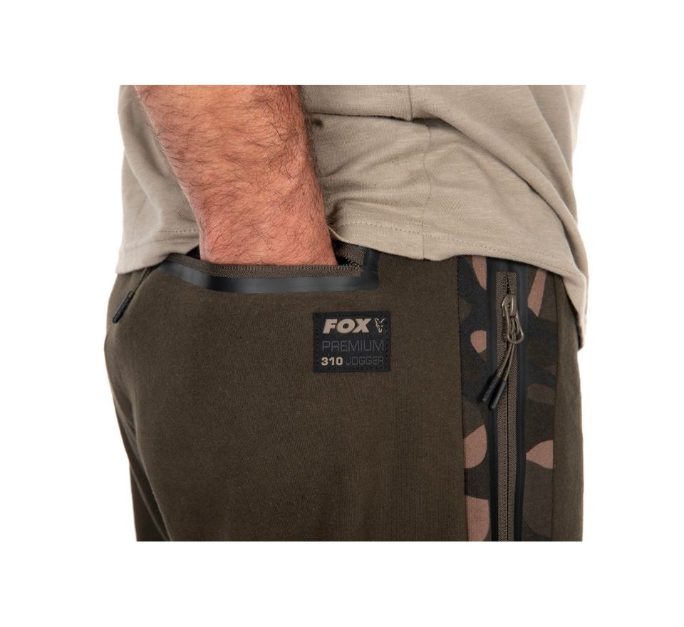 Fox Tepláky Khaki/Camo Premium 310 Joggers