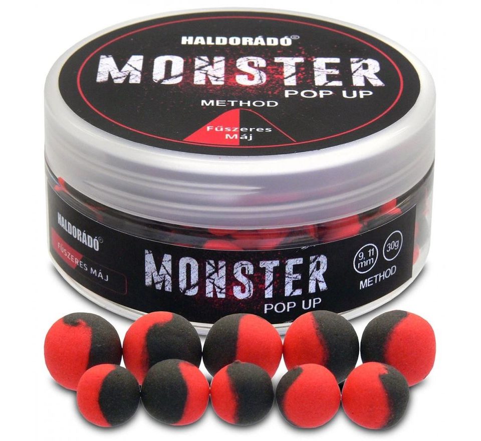 Haldorádó Pop-Up Boilies Method Monster 9+11mm 30g