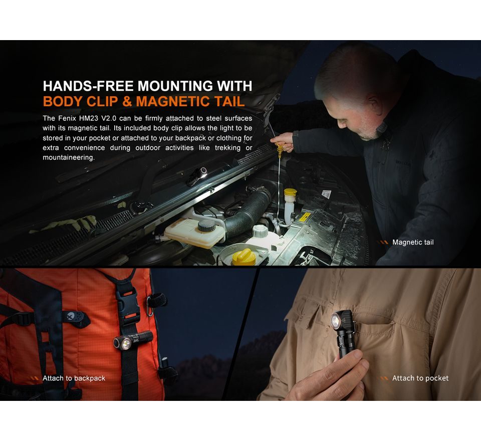 Fenix Čelovka HM23 V2.0