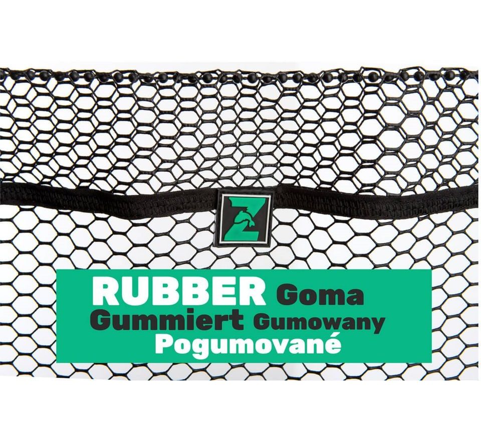 Zfish Podběrák Landing Net ZFX Rubber Mesh 60x60cm 240cm