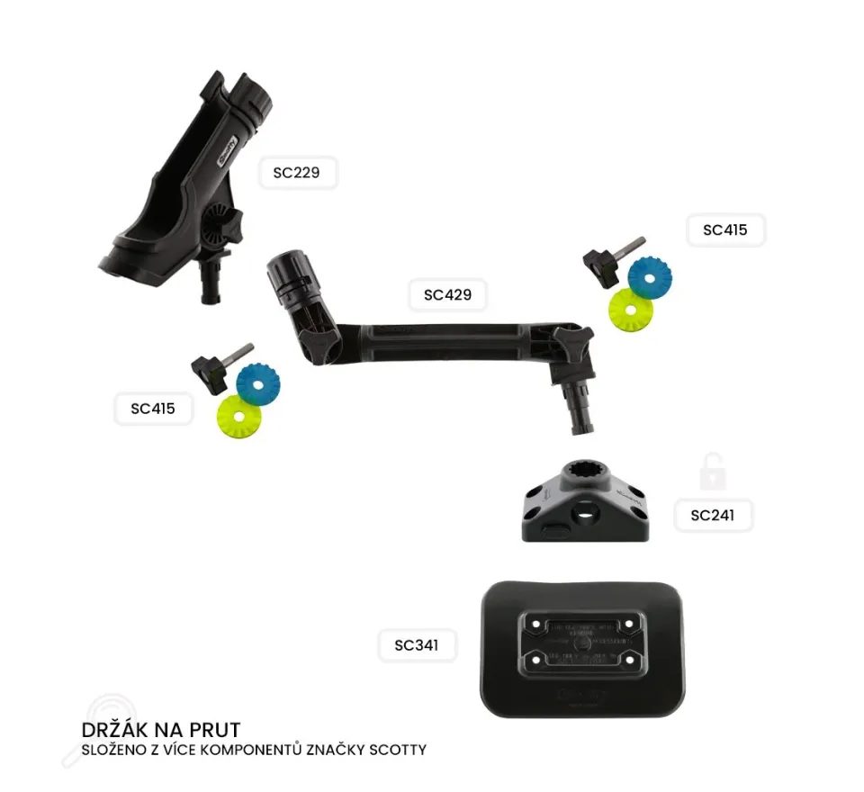 Scotty Držák na prut