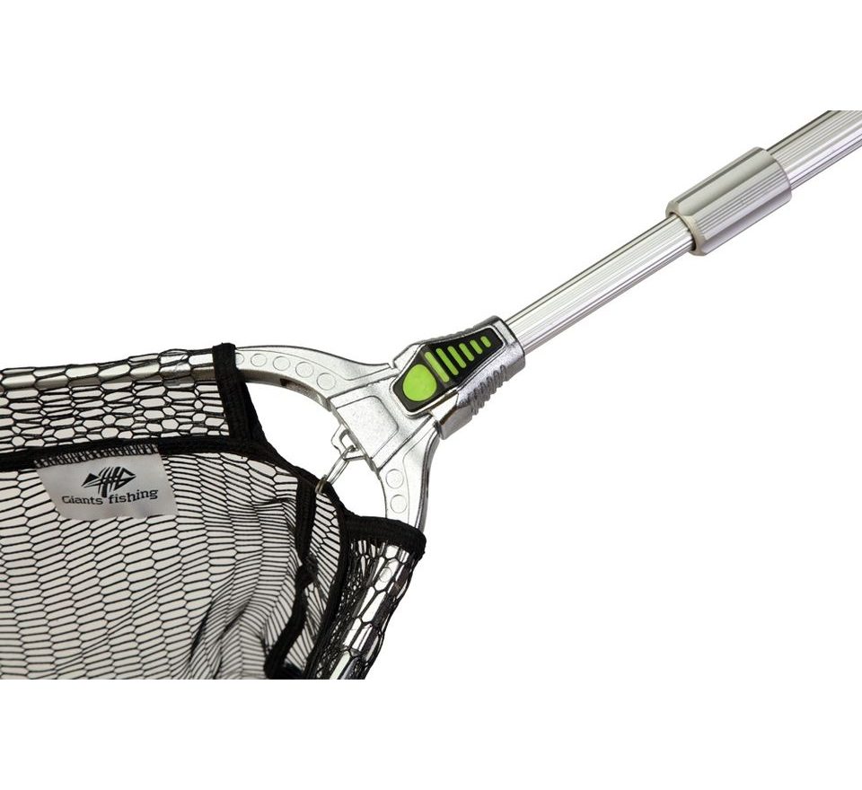 Giants Fishing Podběrák Strong Alu Rubber Landing Net 2,2m 70x70cm